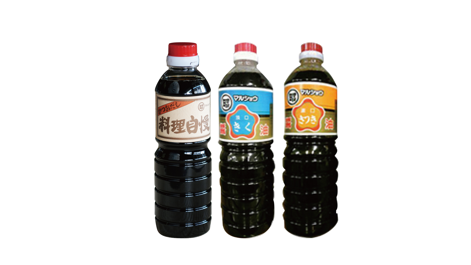 154K.とまりのだし･濃口･淡口醤油3本セット