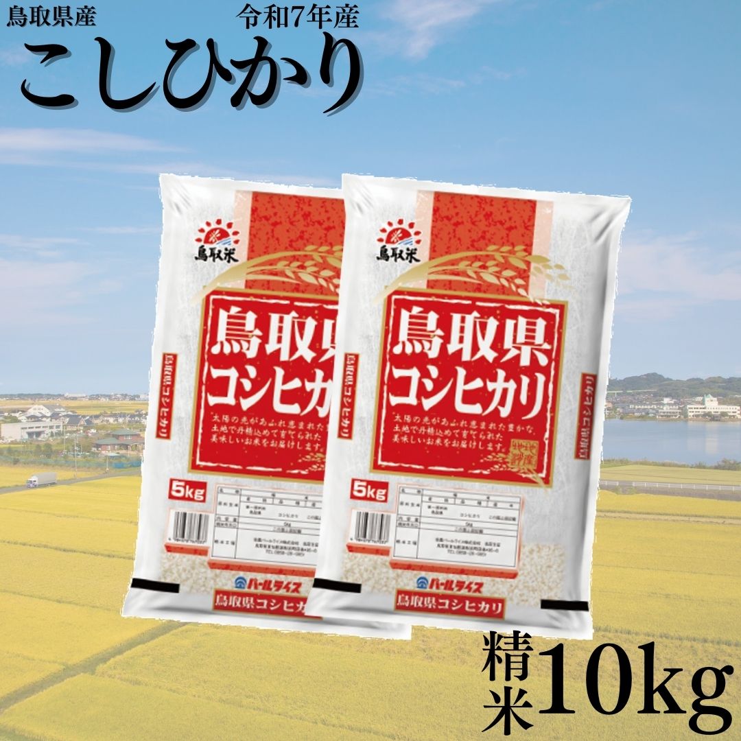 384K.鳥取県産こしひかり◇精米10kg◇令和7年産