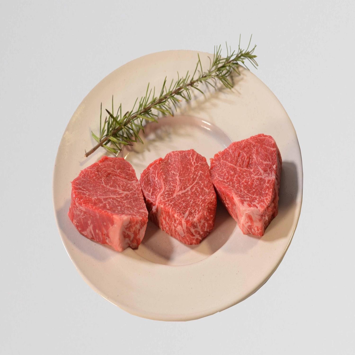 鳥取和牛赤身ステーキ　3枚(約400g)  1435