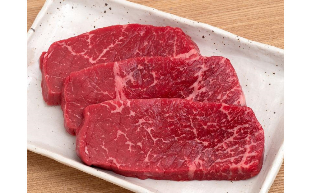 鳥取和牛ももステーキ　約150g×3　計約450g