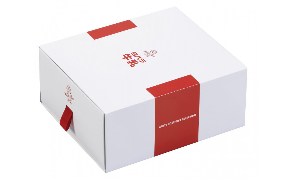 白バラ生ロールケーキギフト（２本）