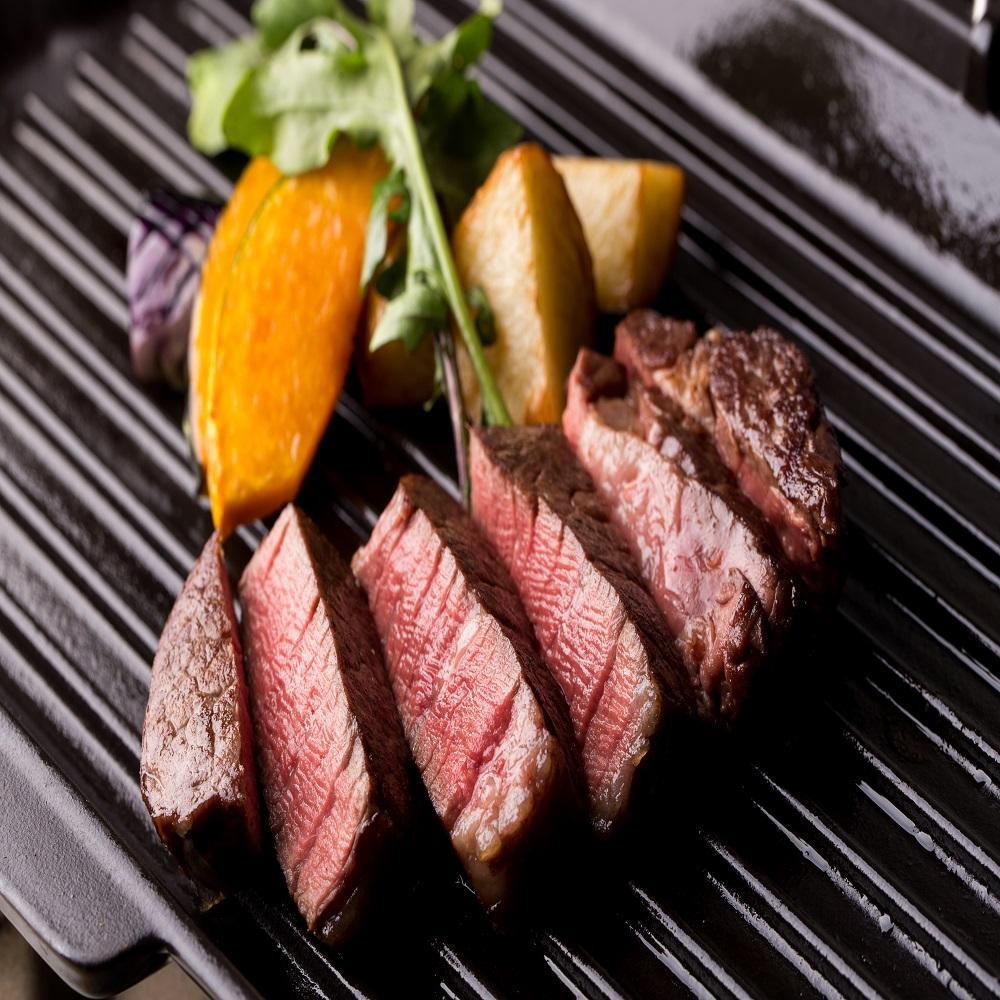 鳥取和牛赤身ステーキ　3枚(約400g)  1435