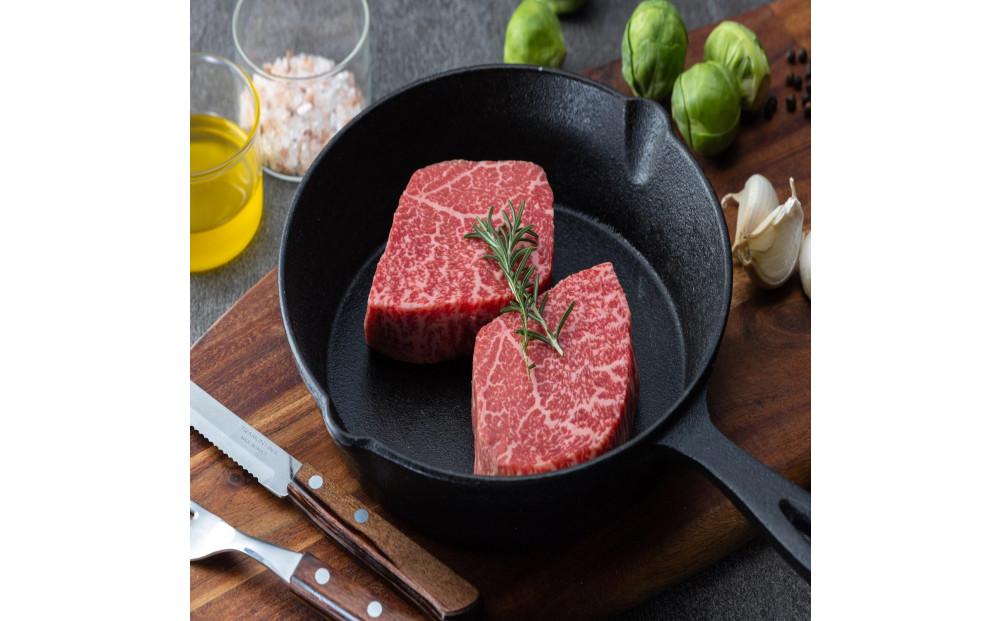 鳥取和牛ヒレ＆希少部位ステーキセット　ヒレ2枚（200g）、希少部位ステーキ2枚（200g） 1345