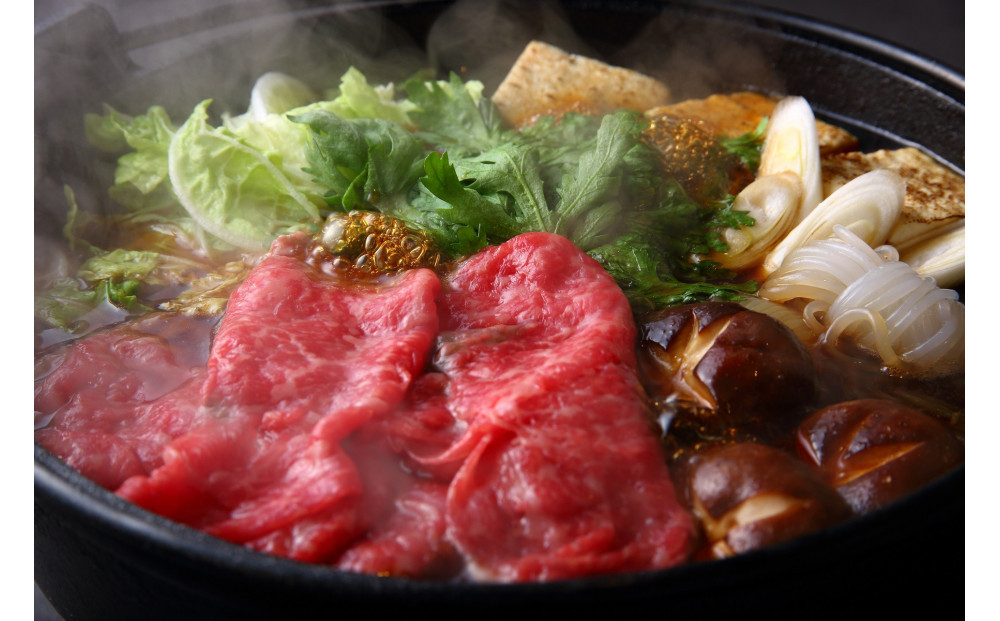 鳥取和牛 もも肉うすぎり（すき焼き・しゃぶしゃぶ・鍋用） 約500g