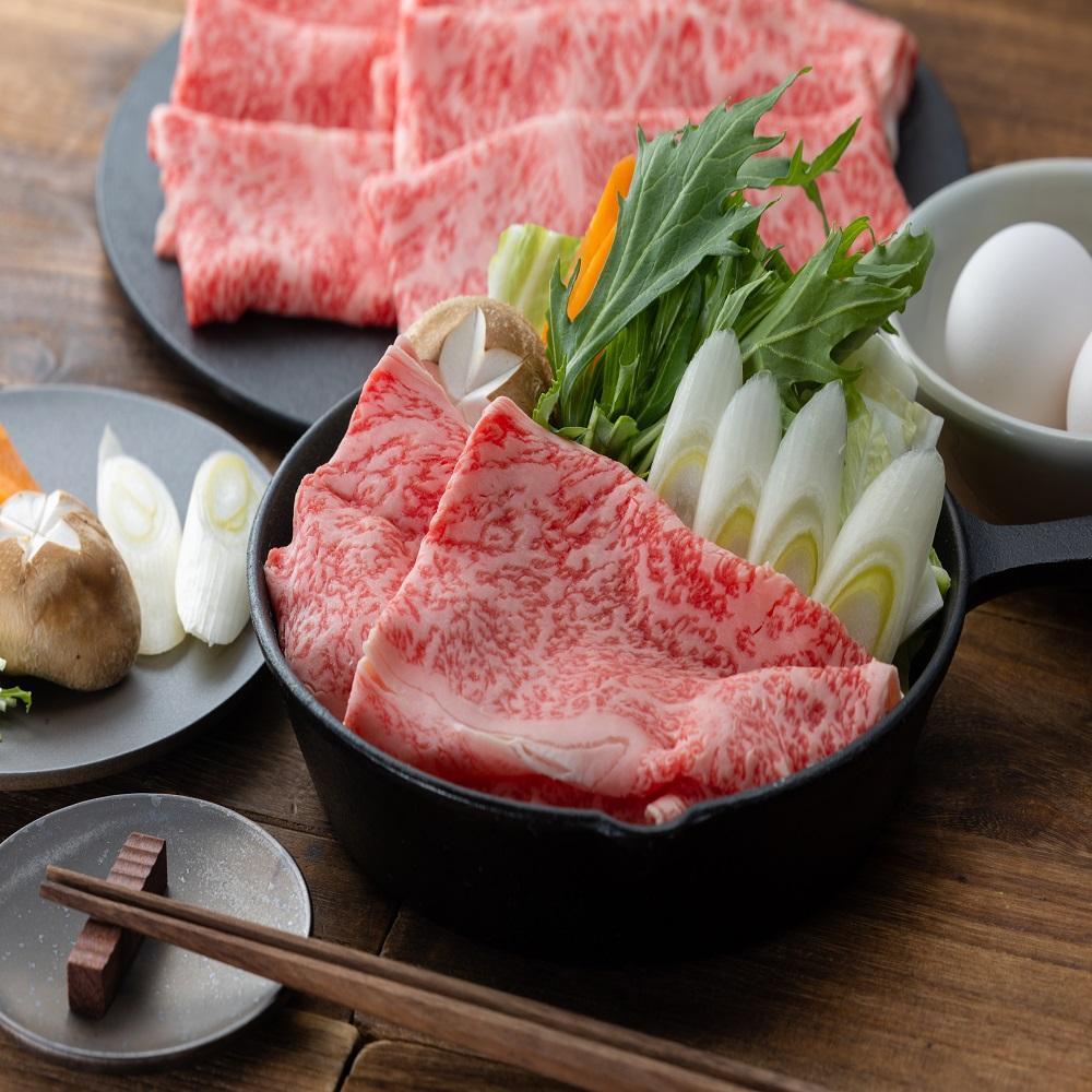 【4か月定期便】鳥取和牛肩ロースすき焼きしゃぶしゃぶ用500g 373