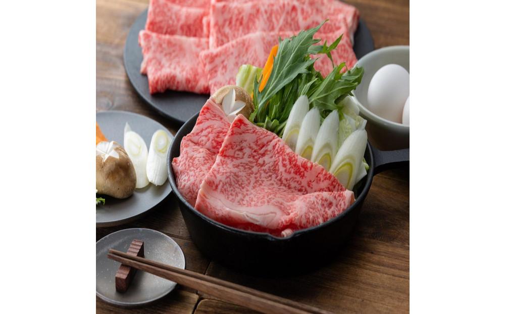 【4か月定期便】鳥取和牛肩ロースすき焼きしゃぶしゃぶ用1kg(500g×2) 1217