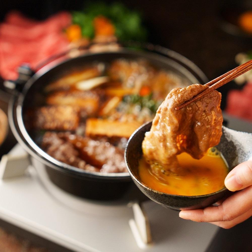 鳥取和牛4つの部位のしゃぶしゃぶすき焼き200g  1237