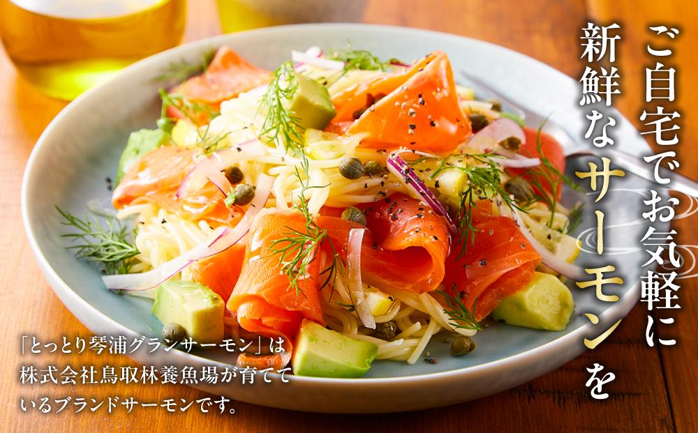 【数量限定】スモークサーモン とっとり 琴浦 グランサーモン 1kg（500g×2パック）