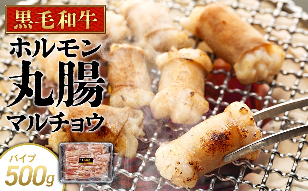 牛肉 黒毛和牛 ホルモン 丸腸(マルチョウ) 500g: 琴浦町ANAのふるさと納税