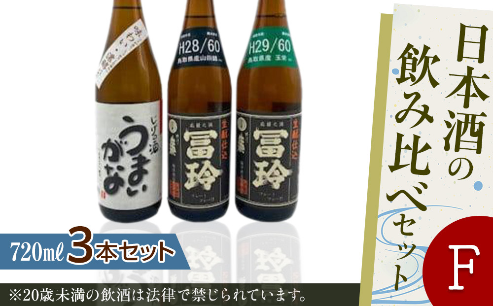 423.日本酒の飲み比べセット【Ｆ】