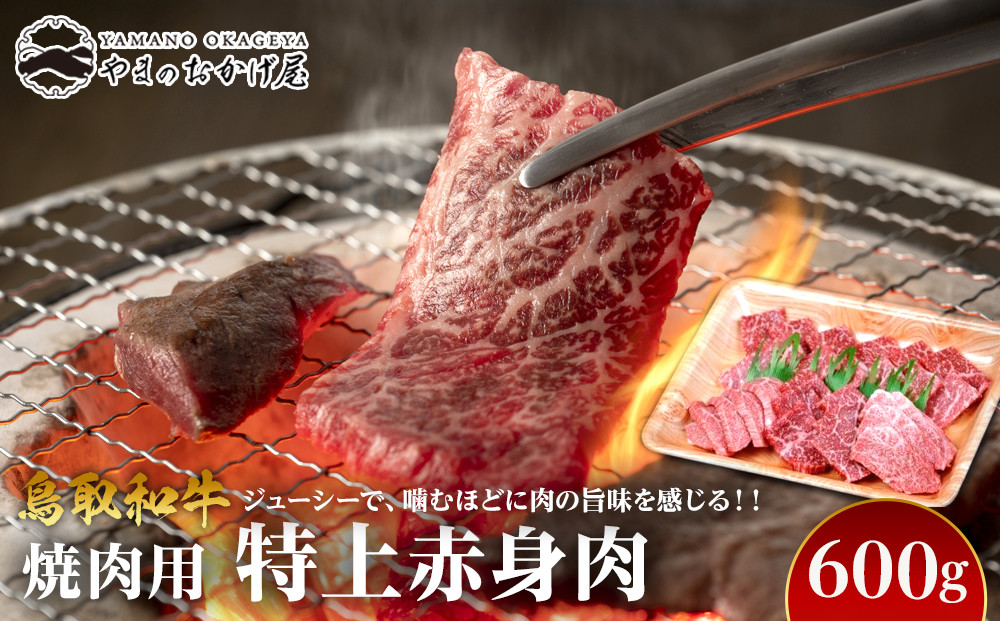 55.鳥取和牛 焼肉用特上赤身肉 600g