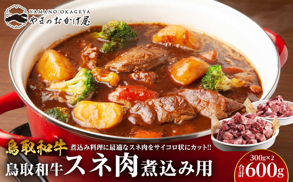 70.鳥取和牛 スネ肉煮込み用 300g×2パック