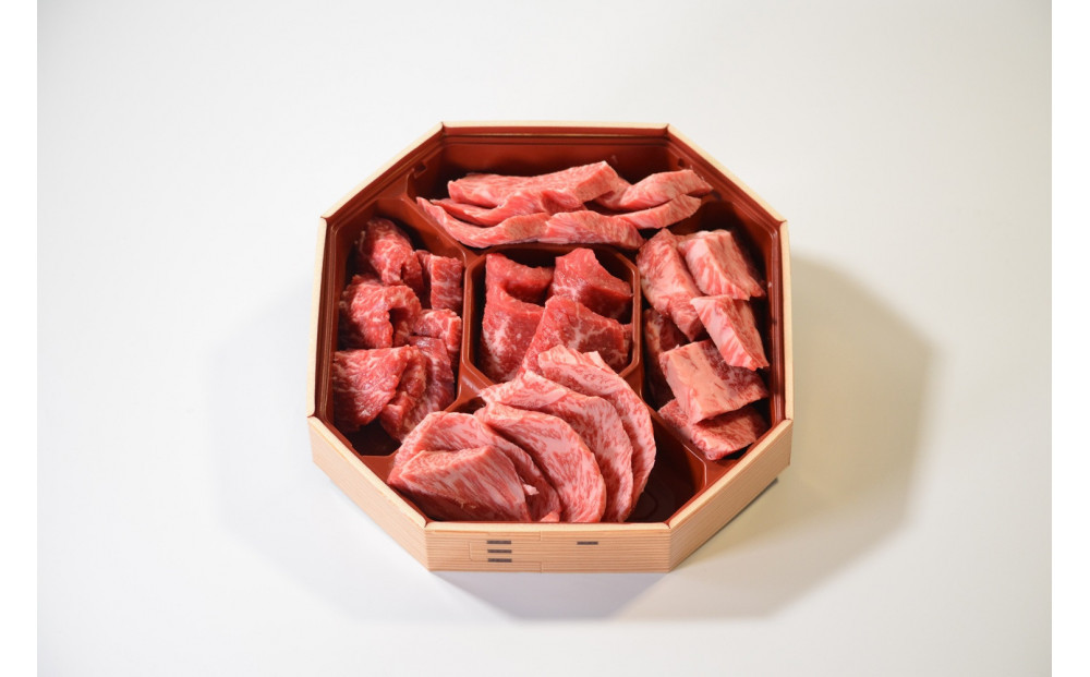 1032.鳥取和牛 5つの部位の希少部位焼肉350g