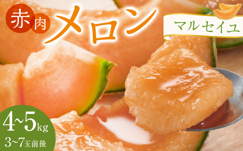 782.【先行予約】赤肉メロン「マルセイユ」※着日指定不可　※5月20日～6月30日頃に順次発送予定