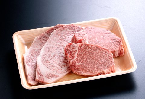 【A5】鳥取和牛ステーキ食べ比べセット【A5等級 サーロイン 200g ヒレ 150g ステーキ 食べ比べ セット 鳥取 和牛 ご自宅用 ギフト 熨斗 プレゼント お取り寄せ グルメ 冷凍】