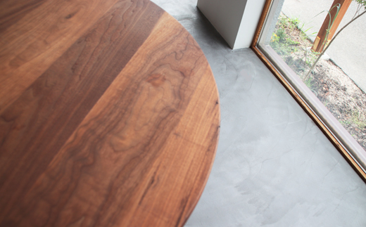 ダイニングテーブル天然木ウォールナット