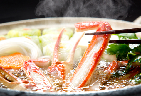 【活き】タグ付き松葉ガニ　中　2枚