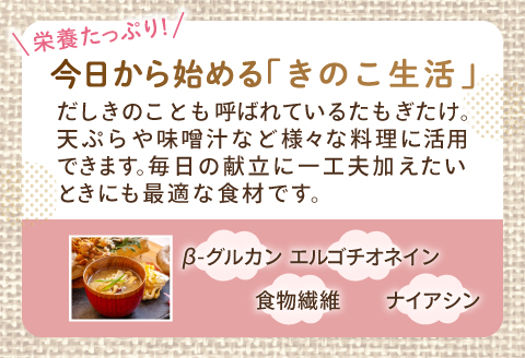 オーガニック菌床たもぎたけ6パック【タモギ茸 きのこ たもぎ茸 キノコ セット 茸 詰め合わせ たもぎたけ タモギタケ エルゴチオネイン だし 出汁】