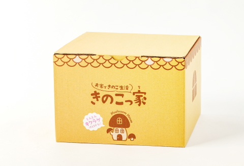 おうちで楽しむ　きくらげ栽培キット　きのこっ家【きのこ きくらげ 木耳 栽培 キット 菌床 1個】