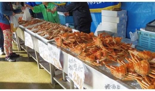 OM-16-1　ボイル松葉ガニ（300～400gを2枚）【土日到着限定】