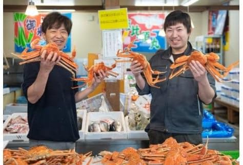 OM-16-2　ボイル松葉ガニ（300～400gを2枚）【木曜・金曜到着限定】