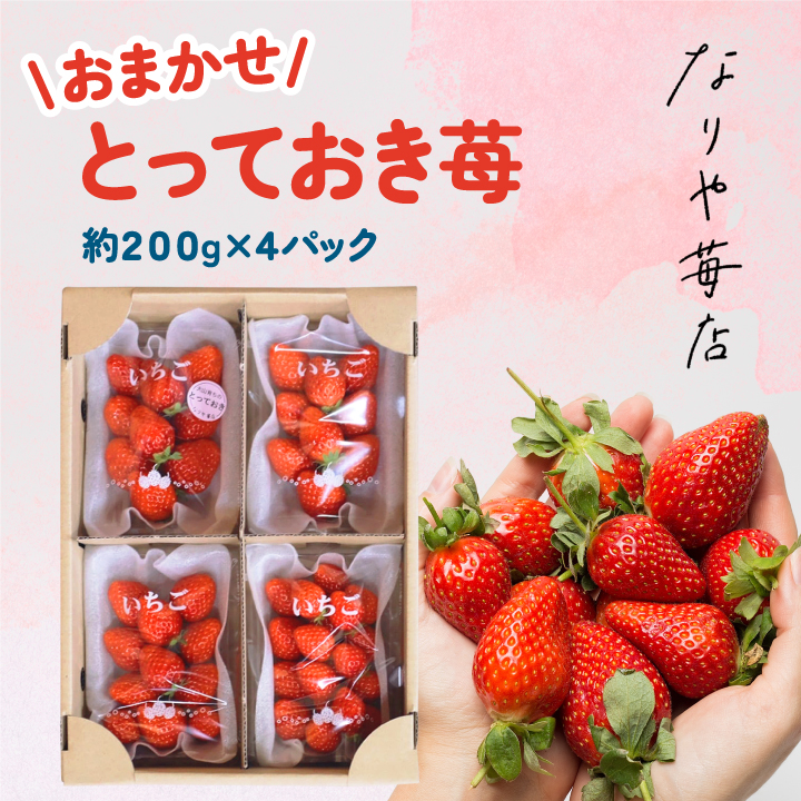 MI-03　とっておき苺【約200g×4パック】