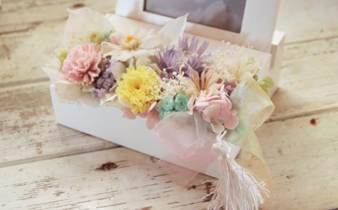 お供え用フラワーフォトスタンド