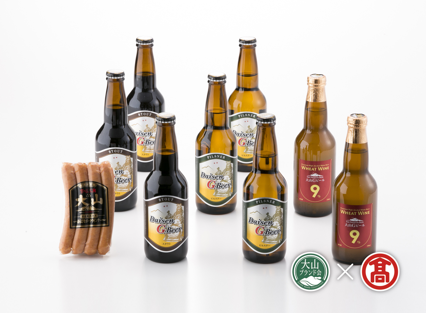 AX7＜大山Gビール＞頒布会　大山Gビール・大山ハム詰合せ（大山ブランド会）