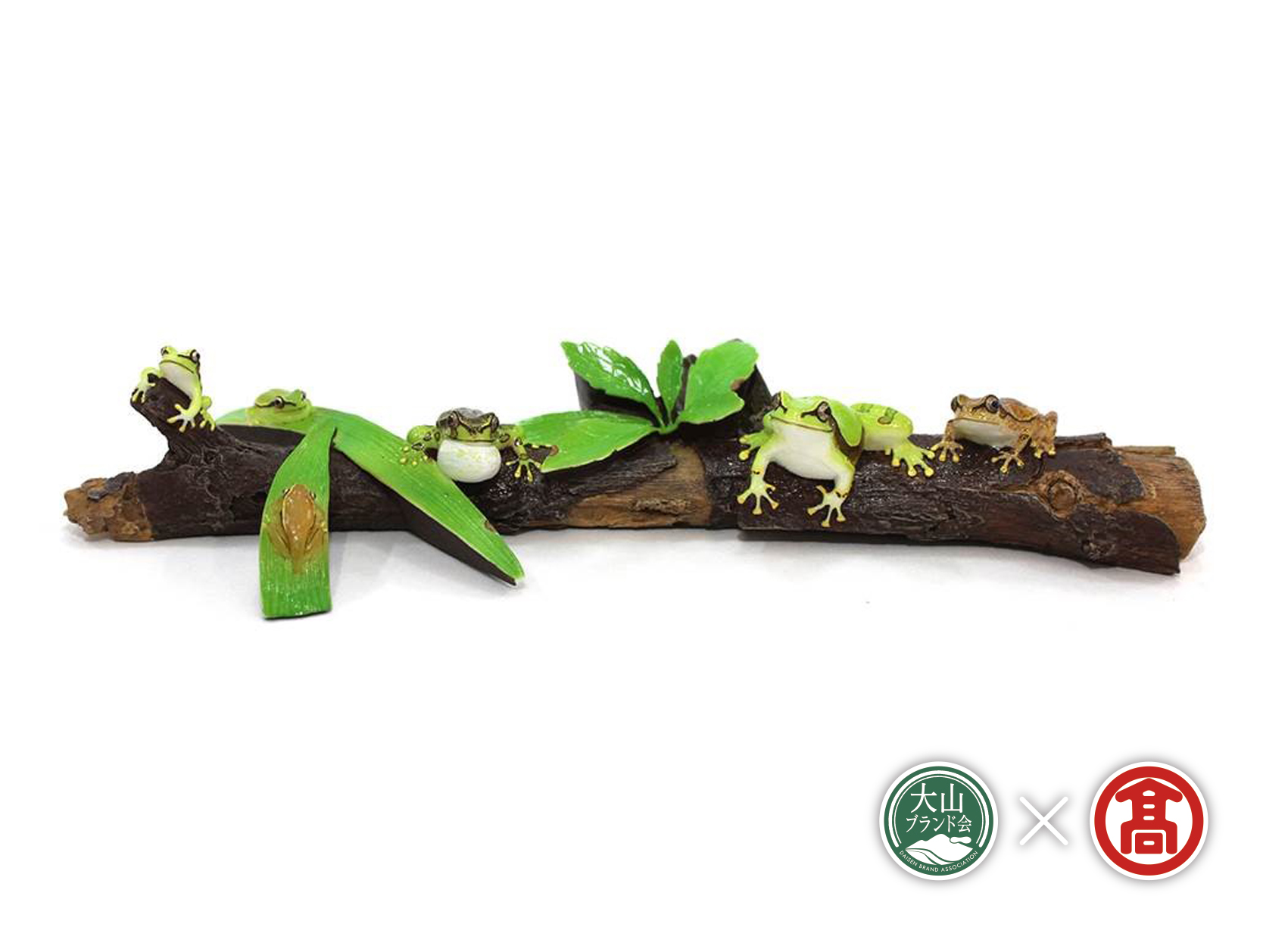 BV3＜カエル工房＞カエルフィギュア｢六蛙｣(むかえる)（大山ブランド会）