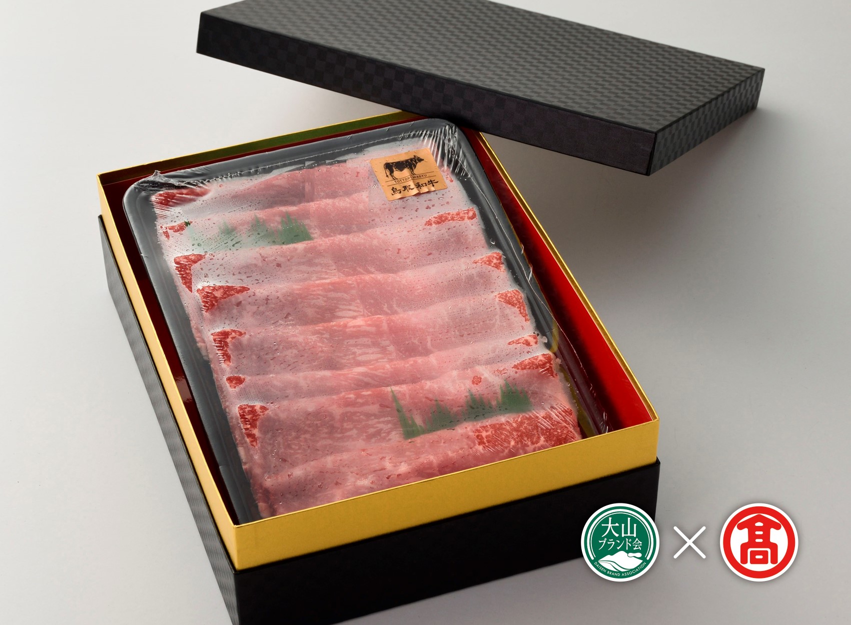 ＜皆生菊乃家＞鳥取和牛　A4ランク以上　サーロインしゃぶしゃぶすき焼き用（大山ブランド会）