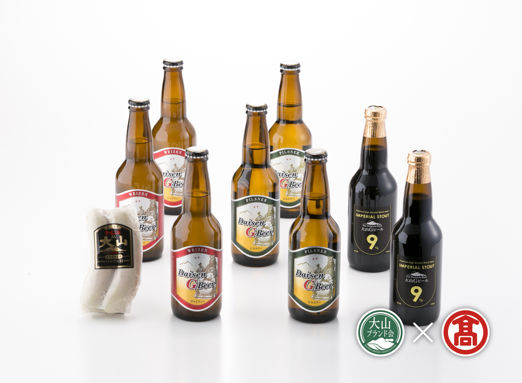 AX7＜大山Gビール＞頒布会　大山Gビール・大山ハム詰合せ（大山ブランド会）