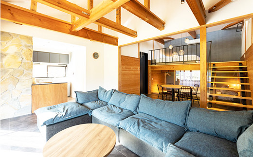 虹の村コテージ宿泊券（5,000円分）鳥取県南部町 / 緑水園 / 緑水湖