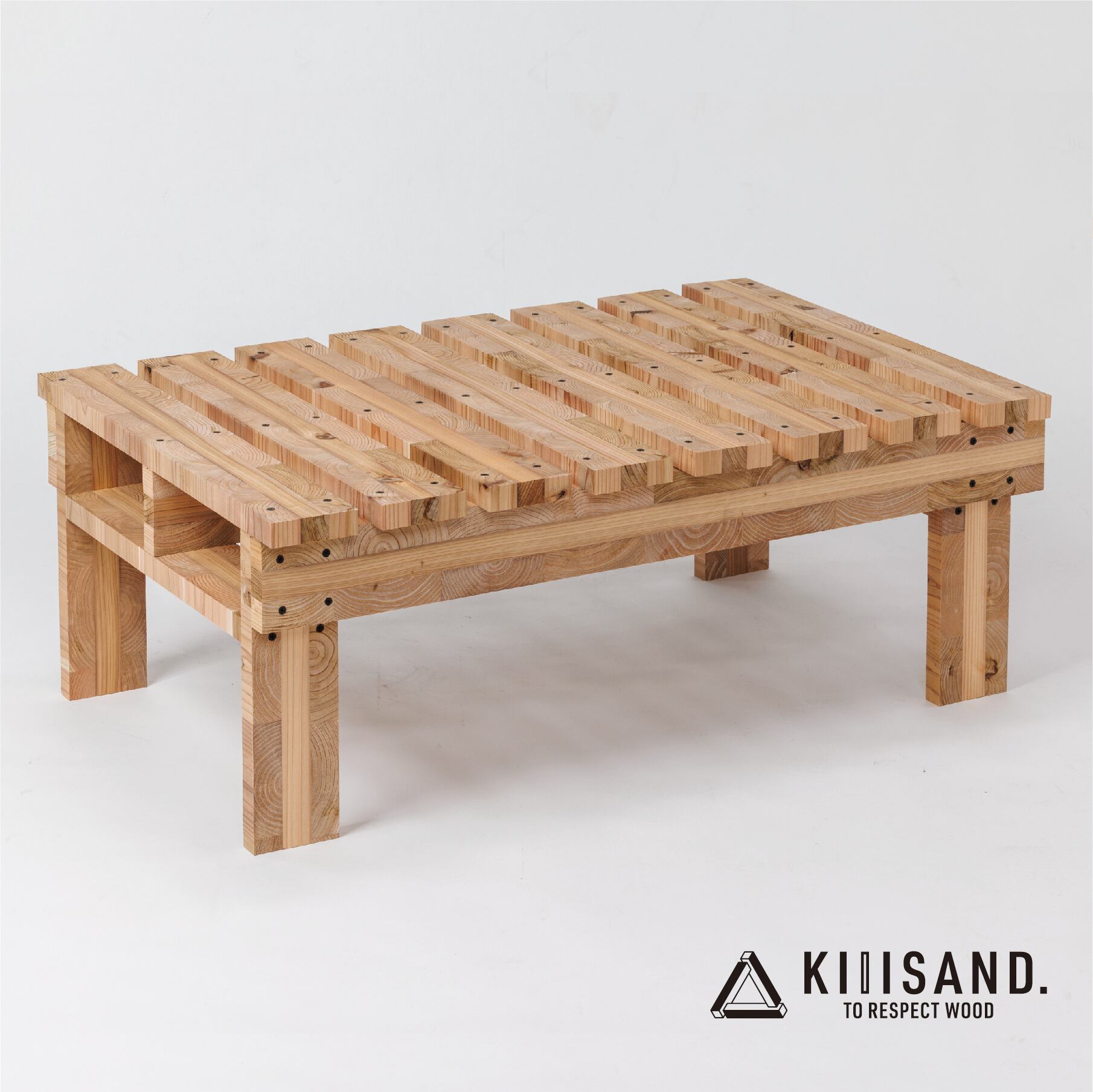 ＜DIY用＞ デッキ PARTS KIT (木材パーツ17本・ビス76本・ボンド1本) 材木 木 SDGs 木 Kiiisand. CLT 無塗料 鳥取CLT