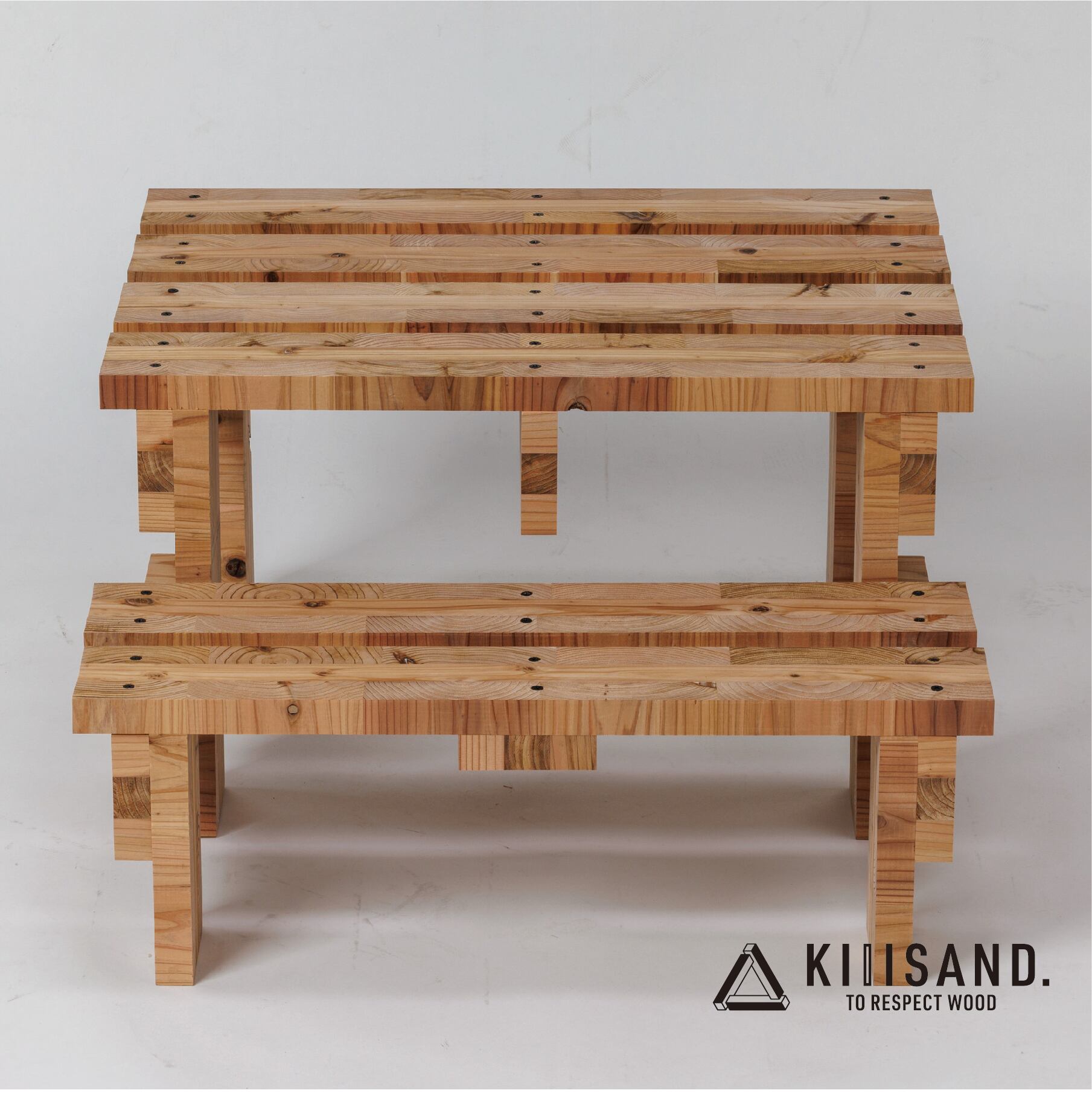 ＜DIY用＞ ステップ PARTS KIT (木材パーツ19本・ビス74本・ボンド１本) 材木 木 SDGs 木 Kiiisand. CLT 無塗料 鳥取CLT