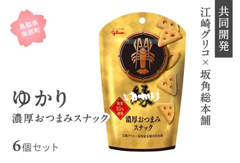 ゆかり＜濃厚おつまみスナック＞6個セット　鳥取県南部町 グリコ×坂角総本舗共同開発 江崎グリコ 土産菓子