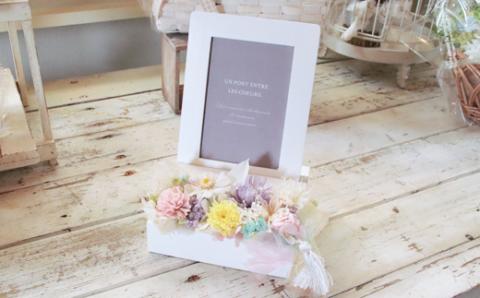 お供え用フラワーフォトスタンド