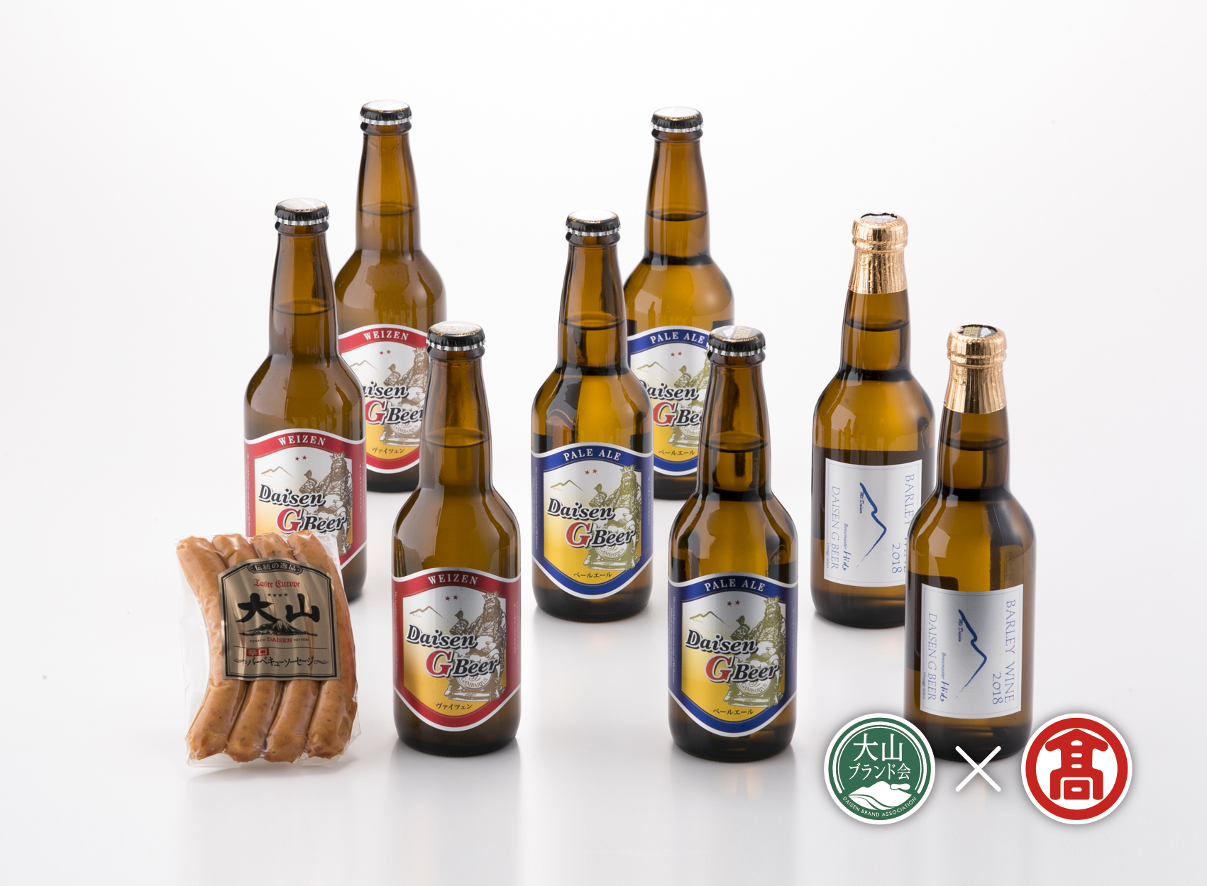 AX7＜大山Gビール＞頒布会　大山Gビール・大山ハム詰合せ（大山ブランド会）