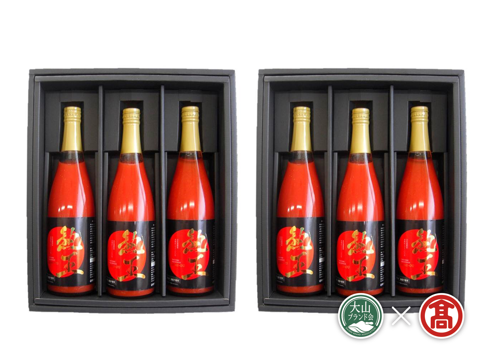 BF3＜日南トマト加工＞熟王6本セット（大山ブランド会）