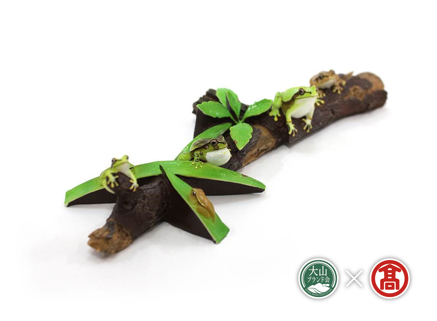 BV3＜カエル工房＞カエルフィギュア｢六蛙｣(むかえる)（大山ブランド会）