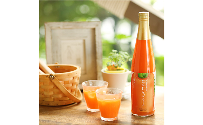 星降る里 鳥取県日南町の冬人参から作った にんじんジュースミニボトル 10本 セット