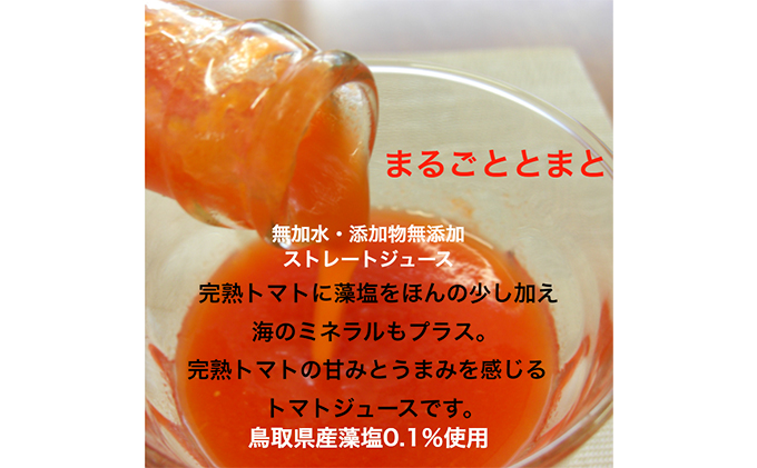 星降る里 鳥取県日南町のまるごととまと ミニボトル 10本 セット