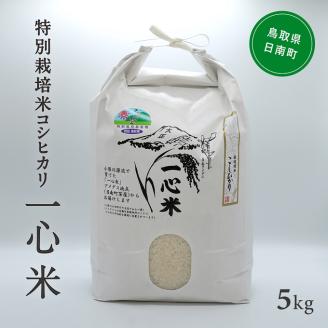 【新米・予約】令和7年産 矢原一心ファーム 特別栽培米 コシヒカリ 5kg 米 お米 おこめ 鳥取県日南町 こしひかり 特別栽培