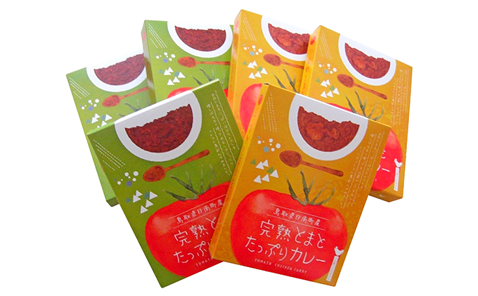 星降る里日南町　完熟とまとたっぷりカレー＆ハヤシ6個セット