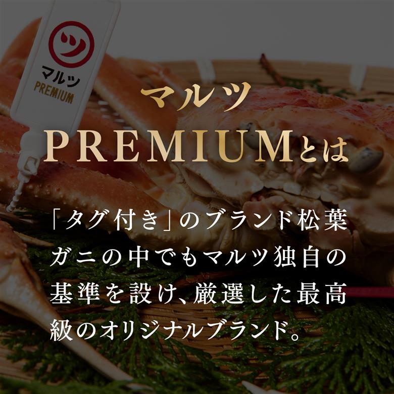 【2025年1月15日以降順次発送】【マルツPREMIUM】タグ付き 活〆ボイル松葉蟹 900g以上 【北海道・沖縄・離島配送不可】 松葉ガニ 松葉がに 蟹 カニ かに 境港 マルツ 鳥取県日野町