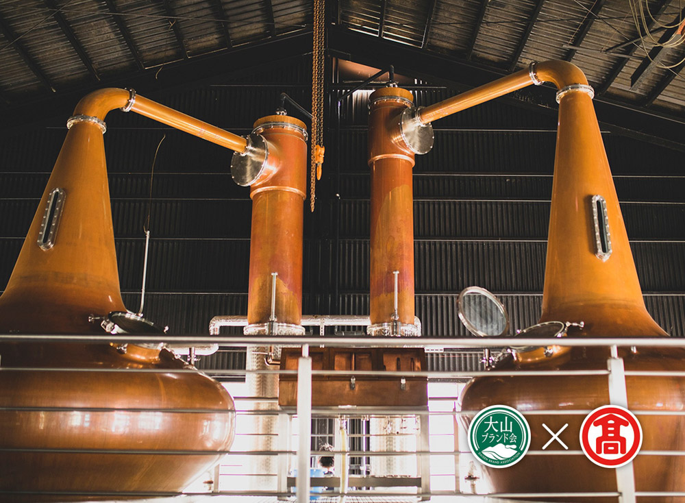 DQ1 ＜松井酒造＞マツイウイスキー　バーボンバレル「鳥取」「山陰」2本セット（大山ブランド会）