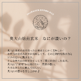 奥大山　焙煎玄米 　/　玄米珈琲　ノンカフェイン　春の柚　0922