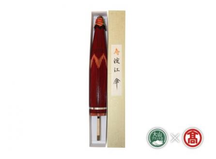 淀江傘 蛇の目傘（赤）（大山ブランド会）米子高島屋 245-BR2 0387