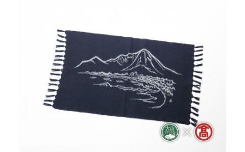 ＜ごとう絣店＞弓浜絣 大山柄テーブルセンター（大山ブランド会）米子高島屋 84-AK2 0284