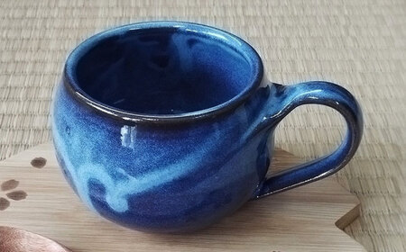 グラデーションが美しい コバルトブルー マグ 島根県松江市/布志名焼雲善窯 [ALCC001] 陶磁器