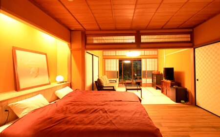 【美保館 別邸 月那離宮 TSUKINA】一棟貸切 ペアご宿泊券(1泊2食付) 島根県松江市/有限会社美保館 [ALCX007] 宿泊券